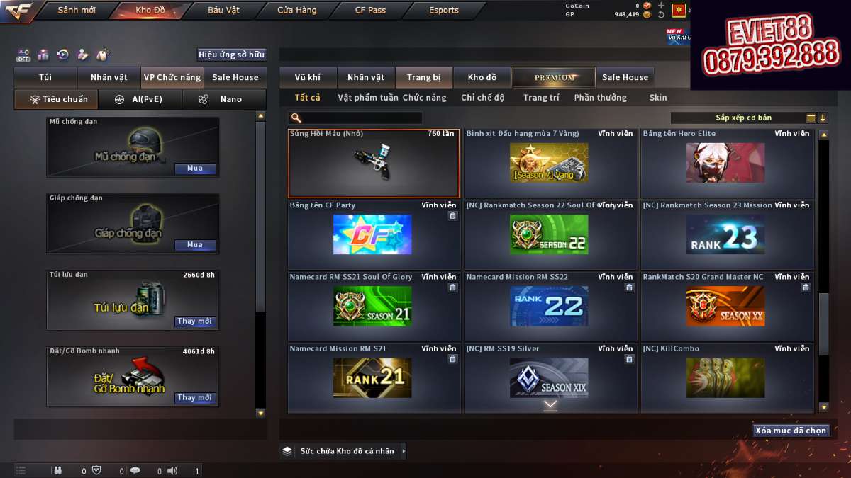 shop acc cf uy tin gia re